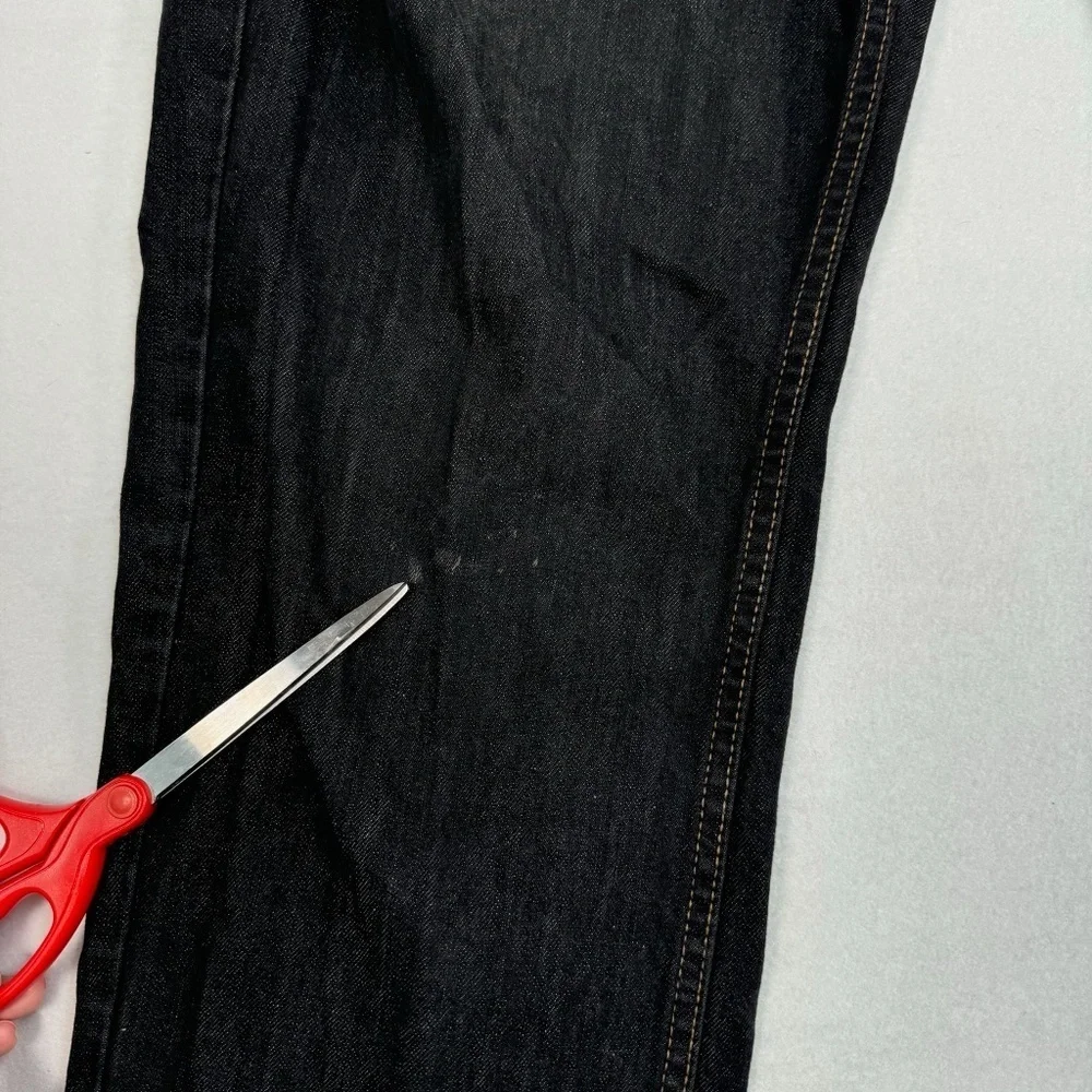 Evolution In Design Straight Leg Jeans Mens Size 38X32 Black High Rise